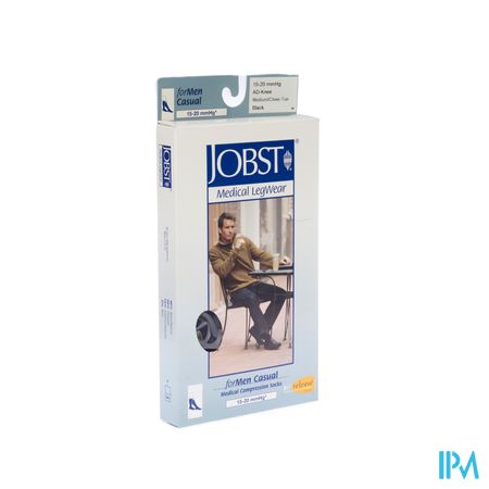 Jobst For Men Casual K1 15-20 Ad Black M 1p