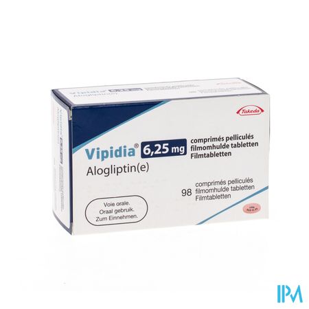 Vipidia 6,25mg Omhulde Tabl 98 X 6,25mg