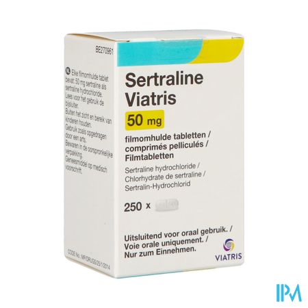 Sertraline Mylan 50mg Filmomh Tabl 250 Fl Hdpe