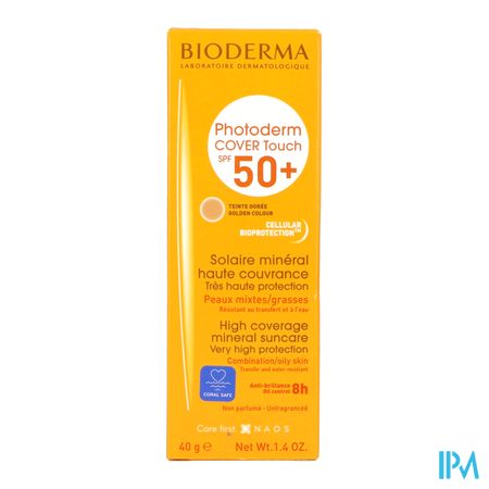 Bioderma Photoderm Cover Touch Goud Spf50+ Tb 40g 1