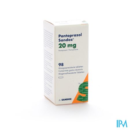 Pantoprazol 20mg Sandoz Gastro Resist.comp 98 Hdpe