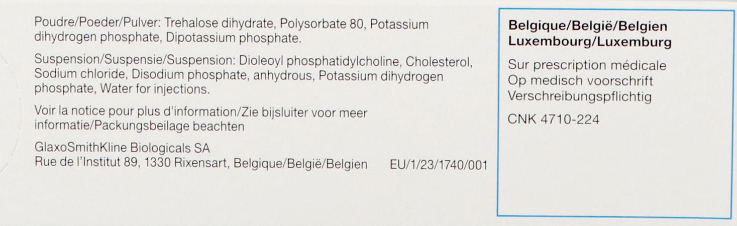 Arexvy 120mcg Pdr & Susp Inj Rsv Fl 1x0,5ml 4