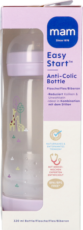 Mam Easy Start A/colic Zuigfl.pure Matt Lilac320ml 3
