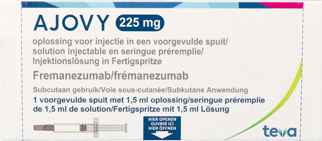 Ajovy 225mg Opl Inj Voorgevulde Spuit 1 1