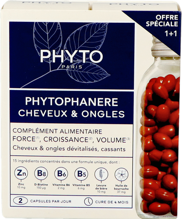 Phytophanere Haar & Nagels Caps 2x120 3
