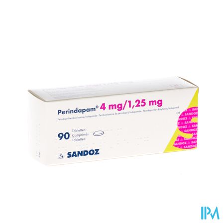 Perindopril/indapamide Sandoz Tabl 90x4mg/1,250mg 1