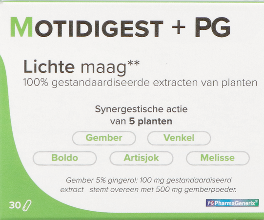 Motidigest+ Pharmagenerix Caps 30 1