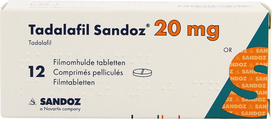 Tadalafil Sandoz 20,0mg Filmomh Tabl 12 X 20,0mg 3