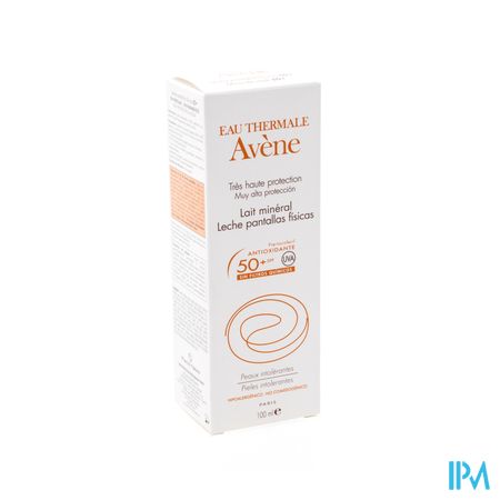 Avene Sol Spf50+ Lait Minerale T.haute Prot. 100ml