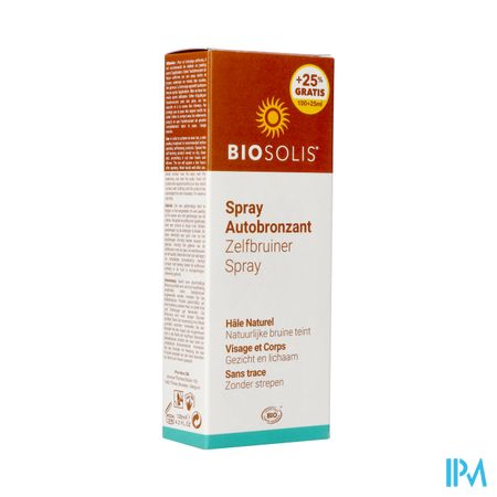 Biosolis Zelfbruiner Spray 100ml+25ml Grat.
