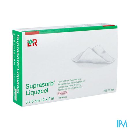 Suprasorb Liquacel Pansement 5x5cm 10 33435-180020