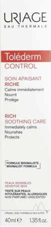 Uriage Tolederm Soin Riche Apaisant 40ml 3