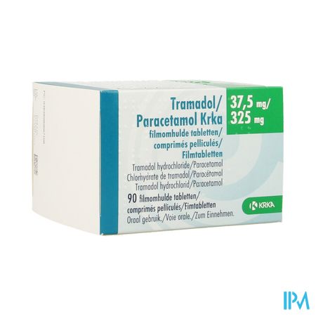 Tramadol Paracetamol Krka 37,5mg/325mg Comp 90