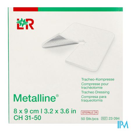 Metalline Kompres Tracheo Ster 8x9cm 50 23094 5