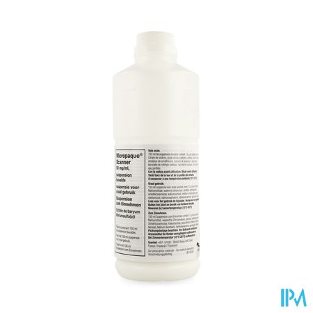 Micropaque Scanner Sulf Barium150ml