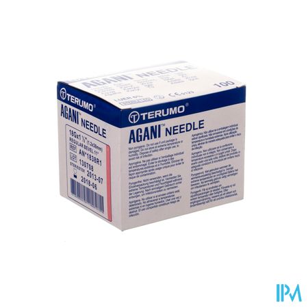 Terumo Naald Agani 18g 1 1/2 Rb Roze 5 1