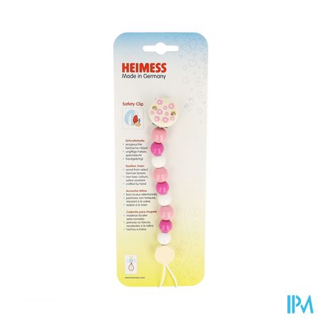 Heimess Attache Sucette Bois Rose H9217