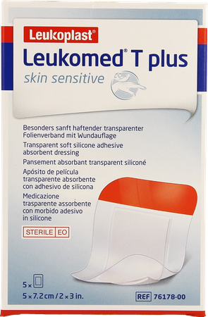 Leukomed T Plus Skin Sens. 7,2cmx5cm 5 7617800 3