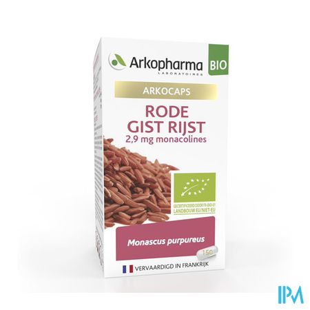 Arkocaps Rode Gist Rijst Bio Caps 150 Nf