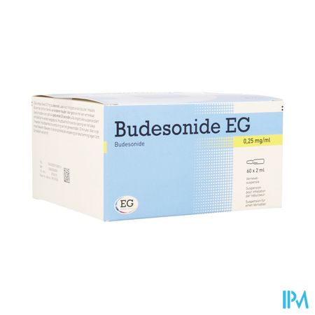 Budesonide EG 0,25Mg/Ml Vernevelsusp Amp 60X2Ml