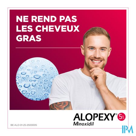 Alopexy 50mg/ml Sol Application Cutanee Fl 3x60ml 7