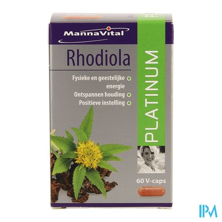 Mannavital Rhodiola Platinum V-caps 60 1