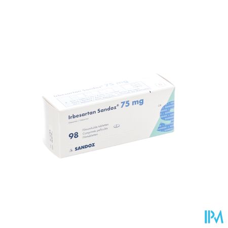 Irbesartan Sandoz 75mg Filmomh Tabl 98 X 75mg