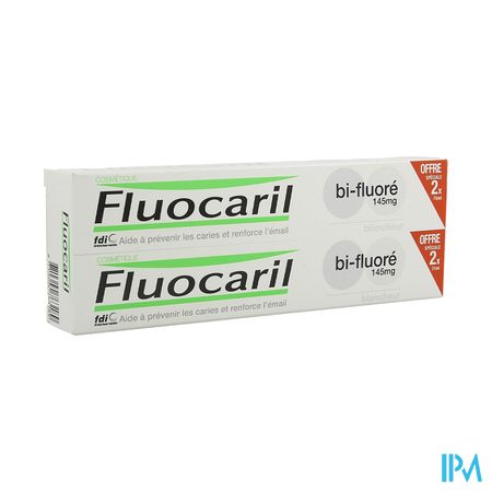 Fluocaril Tandpasta Bi-fluore 145 White 2x75ml