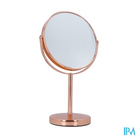 Cartel Miroir Pied Or Rose X10 Asie 17cm 6