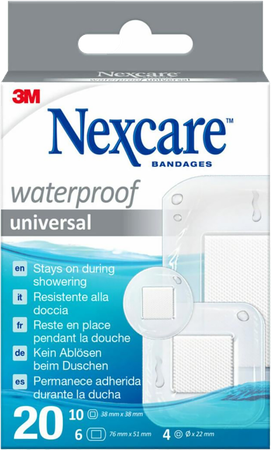 Nexcare 3m Waterproof Assorted Strips 20 N0620as 5