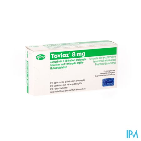 Toviaz 8mg Comp Verlengde Afgifte 28 X 8mg