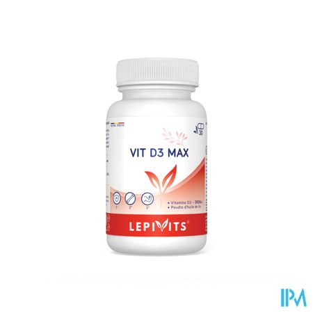 Lepivits Vit D3 Max 3000ui Caps 30