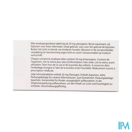 Olanzapine Ab 20mg Orodisp. Tabl 98 1