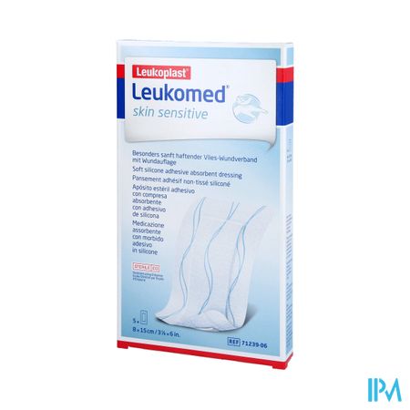 Leukomed Skin Sens. 8cmx15cm 5 1