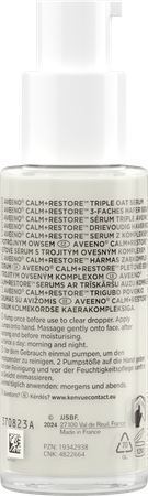 Aveeno Calm+restore Drievoudig Haver Serum 30ml 5