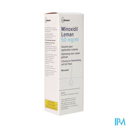 Minoxidil Leman 50mg/ml Opl Cutaan Gebruik 1