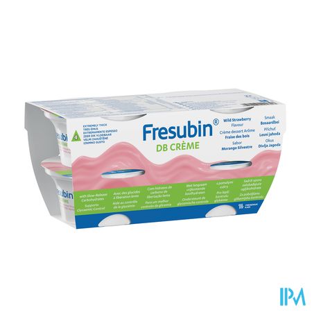 Fresubin Db Creme Fraise De Bois Pot 4x125g