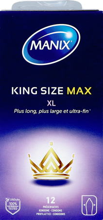 Manix King Size Max Condoms 12 1