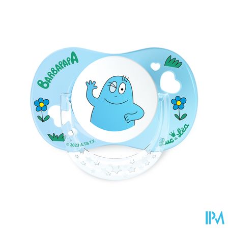 Luc&lea Duo Fopspeen Phys 0-6m Barbapapa Ring 2 3
