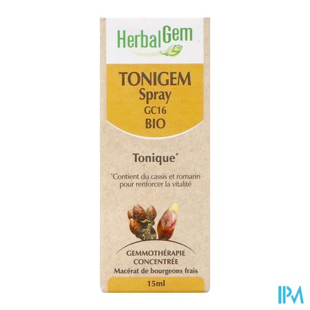 Herbalgem Tonigem Spray Bio 15ml 2