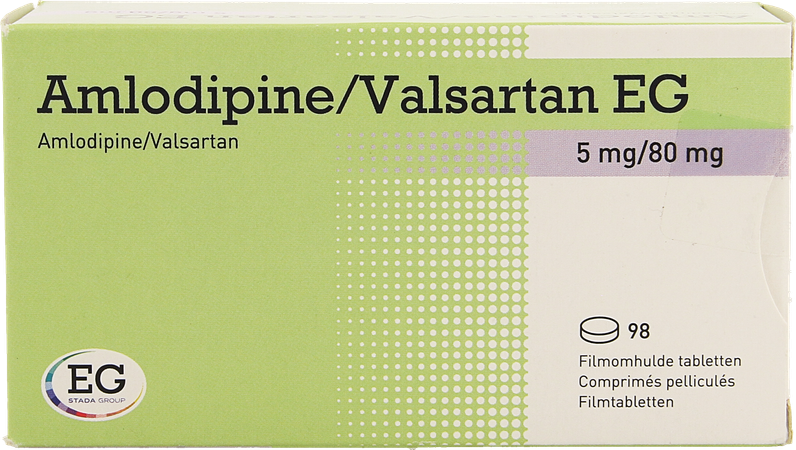 Amlodipine Valsartan EG  5Mg/ 80Mg Filmomh Tabl 98 1