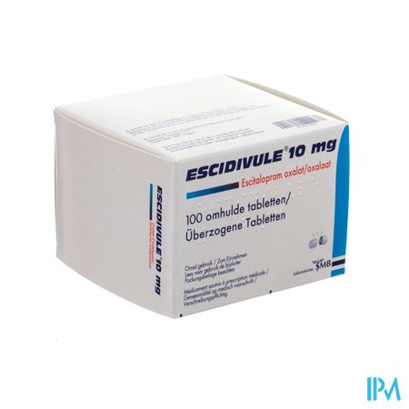 Escidivule 10mg Comp Omhulde 100