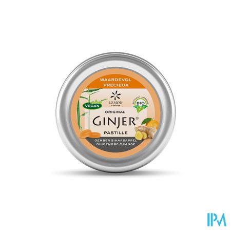 Ginjer Original Pastilles Bio 40gr - Lemon Pharma 1