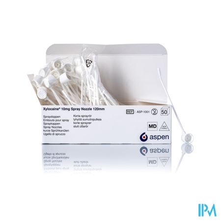 Xylocaine N/ster. Embouts/doppen 50 - 120 Mm 8