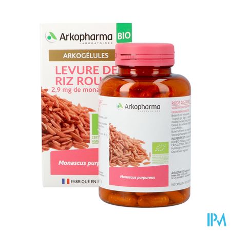 Arkogelules Levure Riz Rouge Bio Caps 150 Nf 5