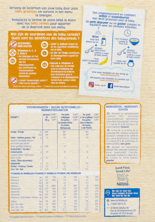 Nestle Baby Cereals Rijst Vanille Glutenvrij 500g 7