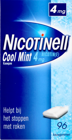 Nicotinell Cool Mint 4mg Kauwgom 96 4