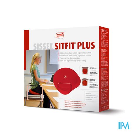 Sissel Sitfit Plus Coussin Ballon Rouge + Pompe