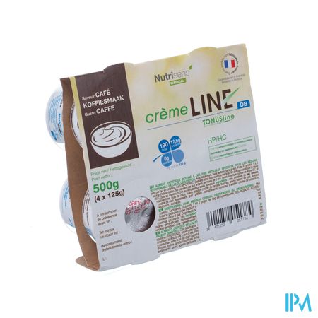 Cremeline+ Db Koffie Z/lactose 4x125g