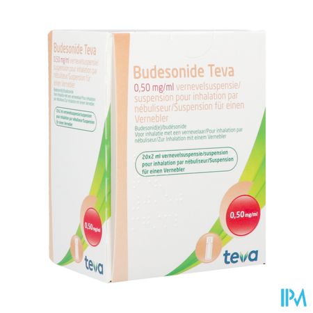 Budesonide Teva 0,500mg/ml Vernevelsusp. 20x2ml